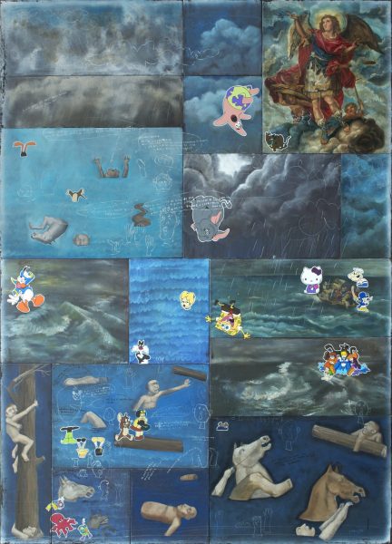 EL DILUVIO.2014.210 X 150 CM