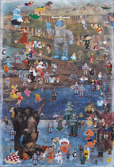 ENTRADA DEL SEÑOR SPOCK A LA CIUDAD DE MEXICO 2006.300 X 200 CM